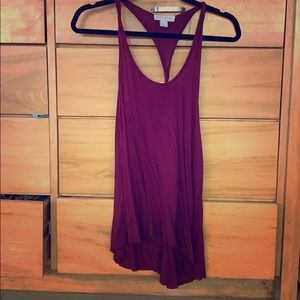 Maroon tank top
